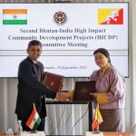 Second Bhutan-India committee meeting reviews and approves HICDPs