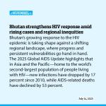 Bhutan strengthens HIV response amid rising cases and regional inequities