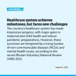 Healthcare system achieves milestones, but faces new challenges