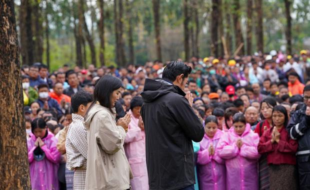 Their Majesties grace opening of 6th GMC Zhabto