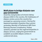 MoH plans to bridge dialysis care gap nationwide