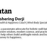 Happiness with Mr Bhutan