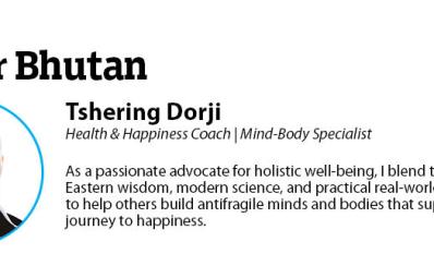 Happiness with Mr Bhutan