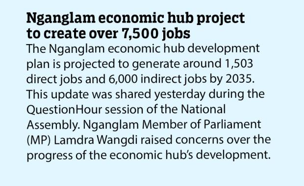 Nganglam economic hub project to create over 7,500 jobs