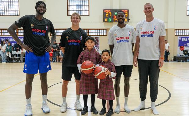 NBA stars light up Bhutan’s basketball scene