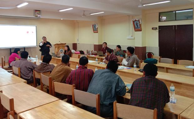 Samtse College of Education trains local leaders and principals on GESI project