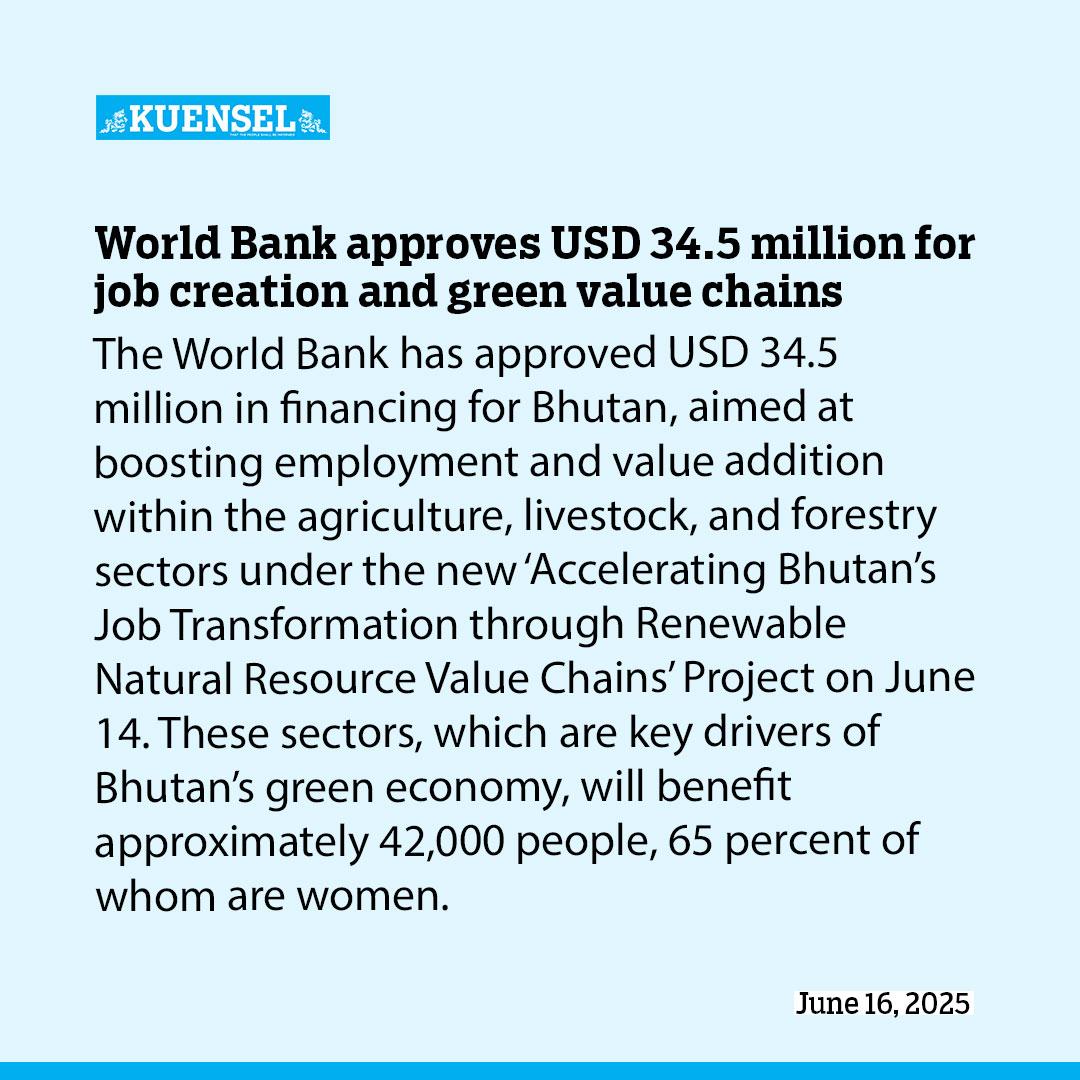 World Bank approves USD 34.5 million for job creation and green value chains