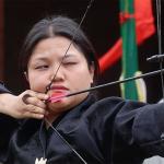 ཨམ་སྲུ་སྡེ་ཚན་ཅིག་གིས་ རྒྱལ་ཡོངས་ཀྱི་མདའ་རྩེད་འགྲན་བསྡུར་ནང་ བཅའ་མར་གཏོགས་ཡོདཔ།