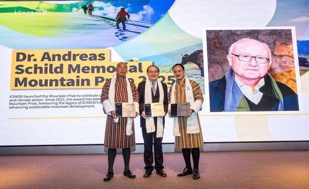 ICIMOD honours three champions of cryosphere and rangeland reform