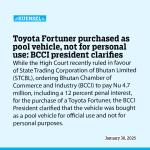 Toyota Fortuner purchased as pool vehicle, not for personal use: BCCI president clarifies