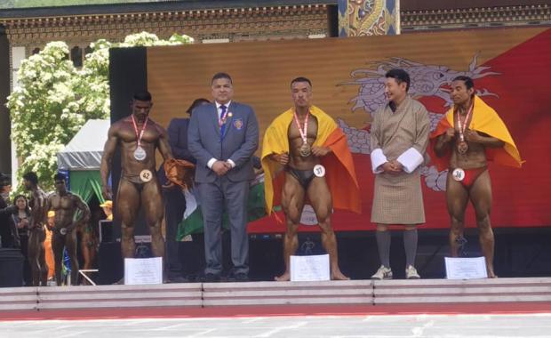 Nine medals for Bhutan on first day of South Asian Bodybuilding Championship