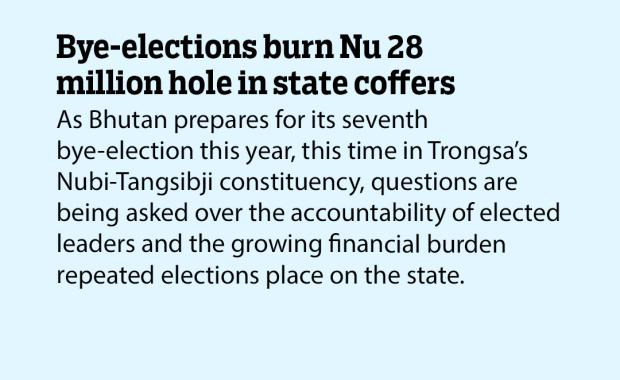 Bye-elections burn Nu 28 million hole in state coffers