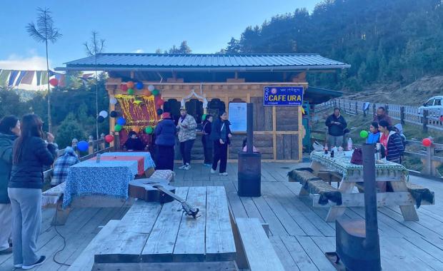 A cup of coffee, entirely Bhutanese