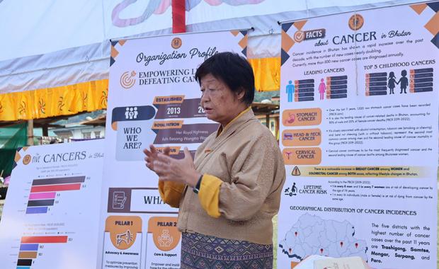 Cancer awareness takes flight at bird festival