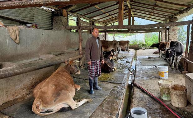 Integrated farming transforms farmer’s livelihoods in Lhuentse