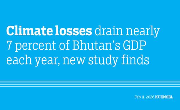 Climate losses drain nearly 7 percent of Bhutan’s GDP each year, new study finds
