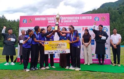 Sarpang Strikers win Women’s T20 Smash 2025