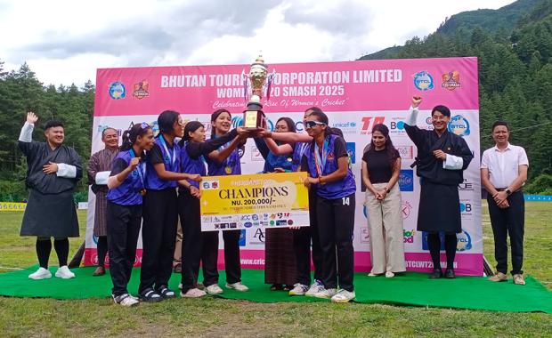 Sarpang Strikers win Women’s T20 Smash 2025