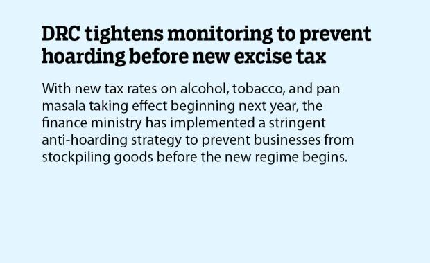 DRC tightens monitoring to prevent hoarding before new excise tax