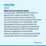 What the tax reforms mean
