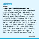 When screens become snares