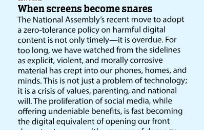 When screens become snares