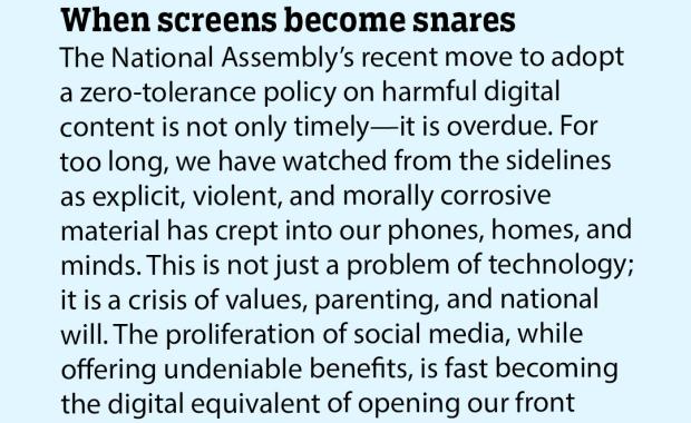 When screens become snares