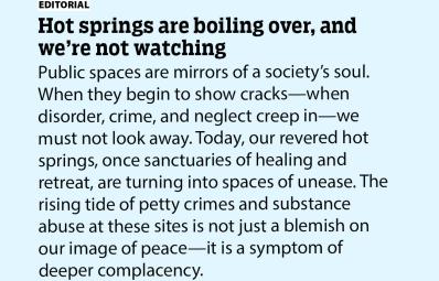 Hot springs are boiling over, and we’re not watching