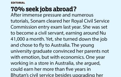 70% seek jobs abroad?