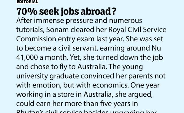70% seek jobs abroad?