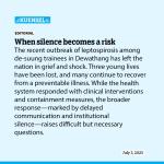 When silence becomes a risk