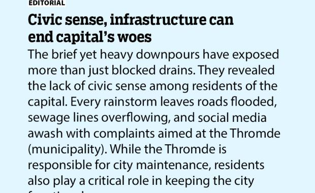 Civic sense, infrastructure can end capital’s woes
