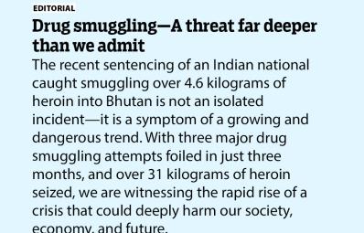 Drug smuggling—A threat far deeper than we admit