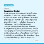 Energising Bhutan