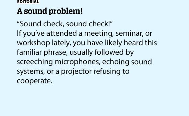 A sound problem!