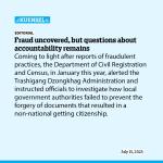 Fraud uncovered, but questions about accountability remains
