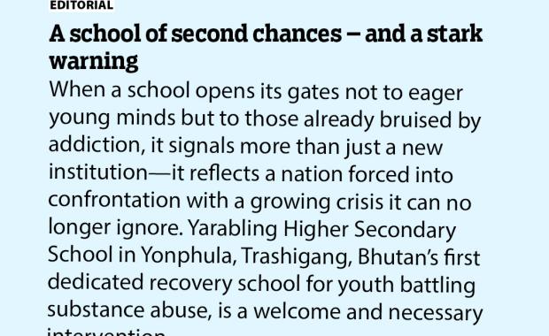 A school of second chances  – and a stark warning