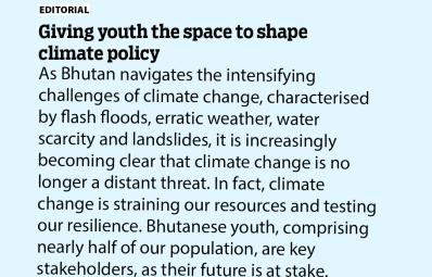 Giving youth the space to shape climate policy