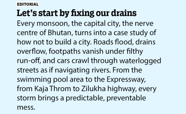 Let’s start by fixing our drains