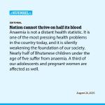 Nation cannot thrive on half its blood