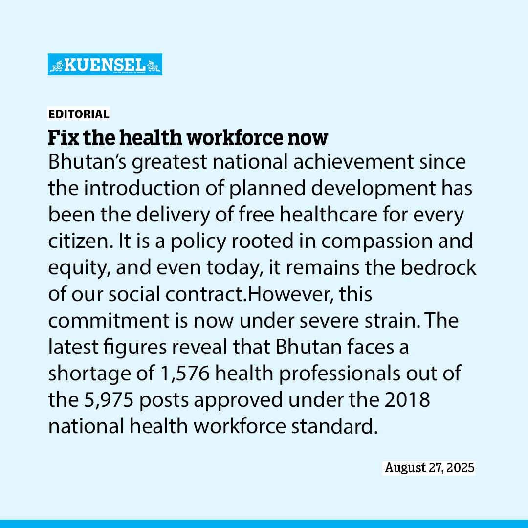 Fix the health workforce now