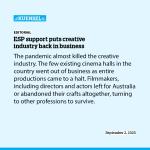 ESP support puts creative industry back in business