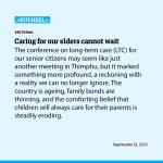 Caring for our elders cannot wait