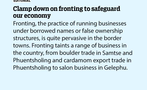 Clamp down on fronting to safeguard our economy