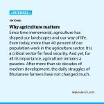 Why agriculture matters