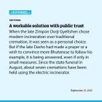 A workable solution with public trust