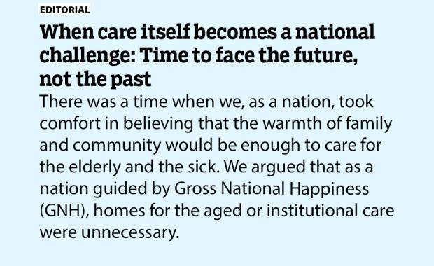 When care itself becomes a national challenge: Time to face the future, not the past