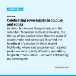 Celebrating sovereignty in colours and songs