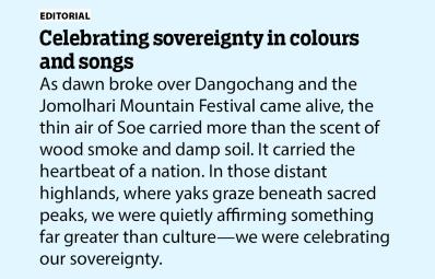 Celebrating sovereignty in colours and songs