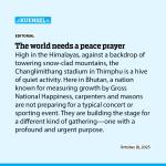 The world needs a peace prayer